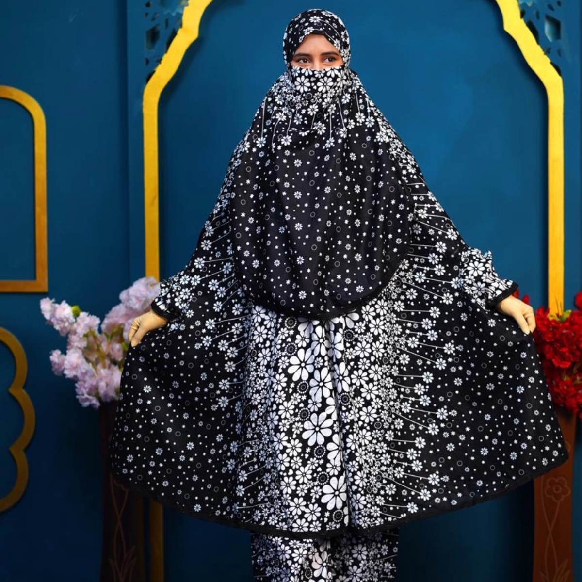 Long Khimar Floor Touch Jilbab-12019