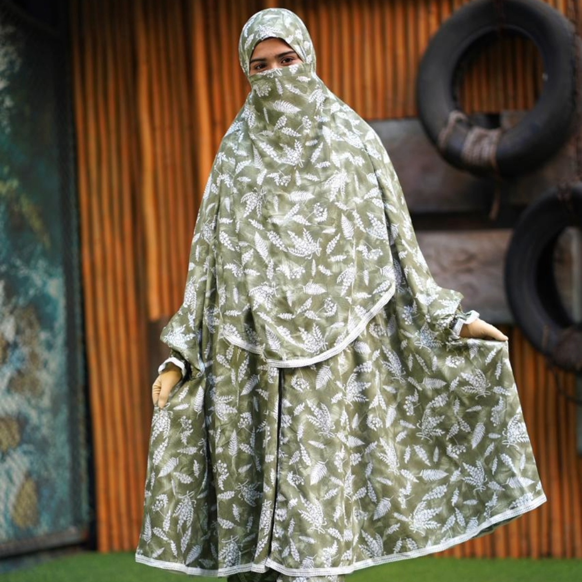 Long Khimar Floor Touch Jilbab-12015