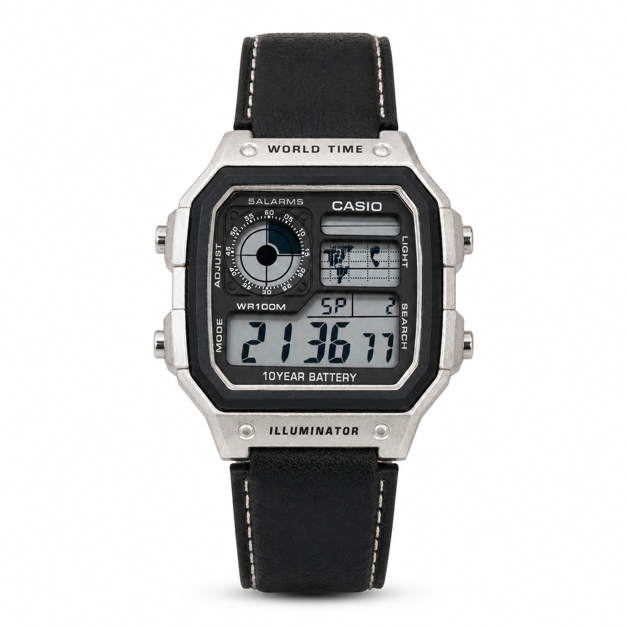 CASIO ILLUMINATOR LEATHER STRAP PREMIUM WATCH Code : 13279
